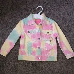 **BRAND NEW** Pastel Tie Dye Jean Jacket